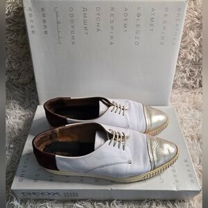 Geox Amalthia Nappa Leather Shoes